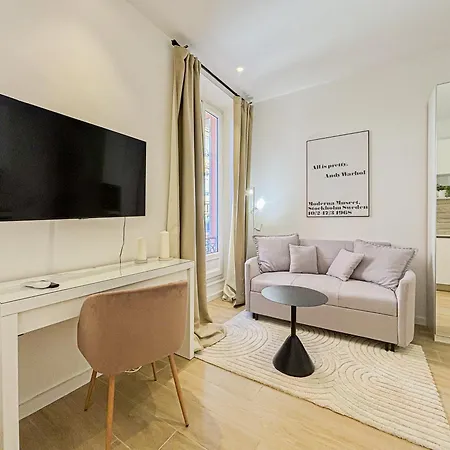 Chic Scandinavian Style - Wifi, Ac, 2pers 아파트 니스